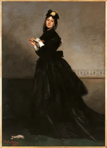 1869 Prints: Lady with a Glove (Mrs Carolus Duran)