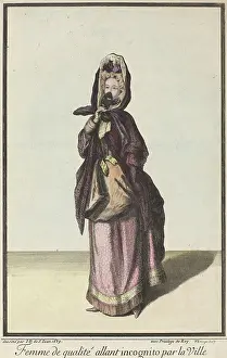 Advertisement Prints: Lady Going About Town Incognito