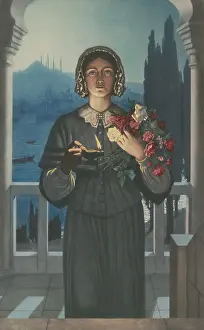 Medicine Prints: The Lady with the Lamp, 1933, shows Florence Nightingale at Scutari