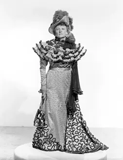1900s Fashion Prints: THE LADY AND THE LAW, Marjorie Main, in a costume by Walter Plunkett, 1951