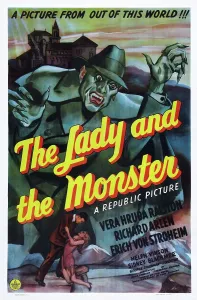 Remake Prints: THE LADY AND THE MONSTER, US poster art, 1944