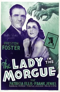 Images Dated 27th November 2012: THE LADY IN THE MORGUE, US poster art, from left: Preston Foster, Patricia Ellis, 1938
