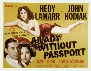 A LADY WITHOUT PASSPORT, John Hodiak, Hedy Lamarr, 1950