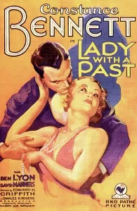 Constance Prints: LADY WITH A PAST, US poster art, from top: Ben Lyon, Constance Bennett, 1932