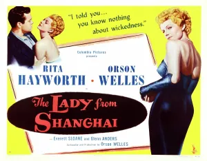 Orson Prints: THE LADY FROM SHANGHAI, US lobbycard, from left: Orson Welles, Rita Hayworth, 1947