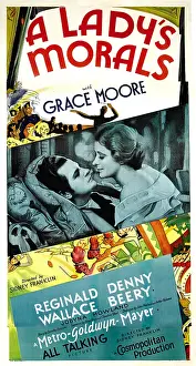 Reginald Prints: A LADY'S MORALS, from left: Reginald Denny, Grace Moore, 1930