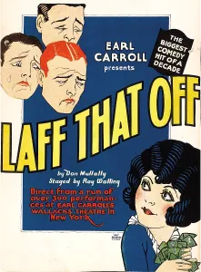 Theater Prints: LAFF THAT OFF, Window Card style poster for a stage play presented by Earl Carroll