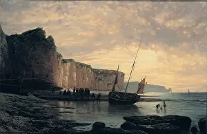 Moscow Prints: Lagorio Lev Feliksovic, Beach in Normandy