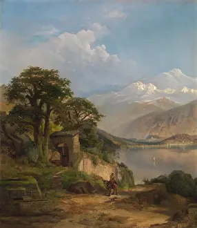 Storm Prints: LAKE COMO, by Thomas Moran, 1867