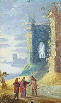 Lacustrine Prints: Lake Landscape with Christ Between the two Disciples of Emmaus
