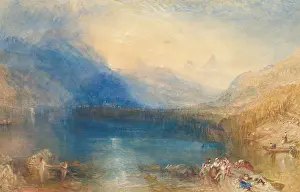 Switzerland Prints: THE LAKE OF ZUG, by Joseph Mallord William Turner