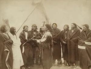 Council Prints: Lakota chiefs who counciled with Gen