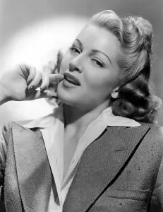 Wide Collar Prints: LANA TURNER, MGM, 1940s