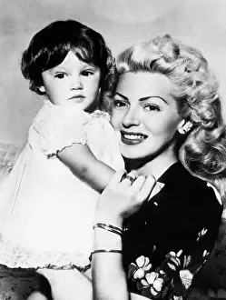 Lana Prints: Lana Turner (right), and daughter Cheryl Crane