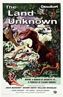 Prehistoric Prints: THE LAND UNKNOWN, Shawn Smith, Jock Mahoney, 1957