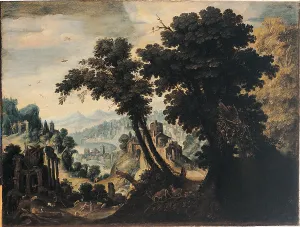 Idyllic Prints: Landscape, by Anonymous artist