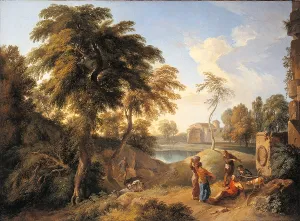 Rococo Prints: Landscape with Figures, by Andrea Locatelli