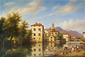 Reflection Prints: Landscape in Lombardy, by Giuseppe Cannelli