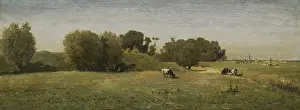 Cattle Prints: Landscape near Abcoude, Paul Joseph Constantin Gabriel