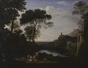 Mythology Prints: Landscape with the Nymph Egeria (Paysage avec la nymphe Egrie)