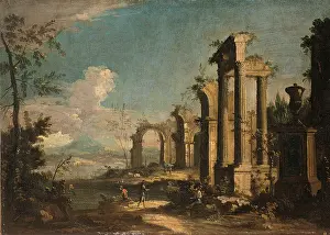 Vegetation Prints: Landscape with ruins (Paesaggio con rovine)