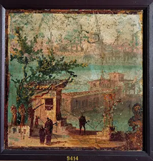 Bronze Prints: Landscape with Statues, by unknown artist