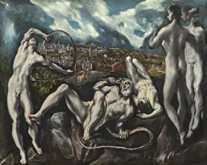 1610s Prints: Laocoon, by El Greco, 1610-14, Greek/Spanish painting