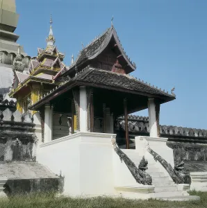 Laos Prints: LAOS. VIENTIANE. Vientiane. Wat That Luang Great Stupa (1566)