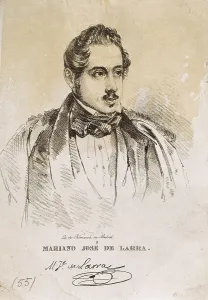 LARRA, Mariano Jos de (1809-1837). Spanish romantic writer and journalist. Litography. SPAIN. Madrid. Romantic Museum. AISA/Everett Collection**US SALES ONLY**