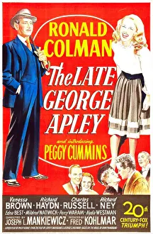 Cane Prints: THE LATE GEORGE APLEY, US poster