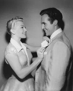 Ricardo Prints: LATIN LOVERS, from left: Lana Turner, Ricardo Montalban on set, 1953