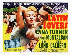 Ricardo Prints: LATIN LOVERS, US poster art, top: Lana Turner