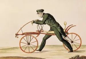 Bicycle Prints: Laufmaschine (running machine)