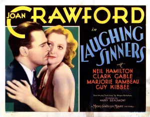Neil Prints: LAUGHING SINNERS, lobbycard, from left, Neil Hamilton, Joan Crawford, 1931