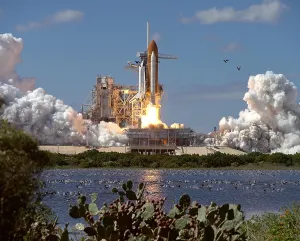 Space Travel Prints: Launch of Atlantis, the 66th space shuttle mission