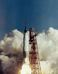 Marine Prints: Launch of Friendship 7, the first American manned orbital space flight