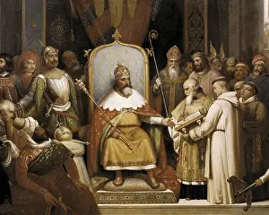 Charlemagne Or Charles I 742 814 Prints: LAURE, Jean Franois Hyacinthe Jules (1806-1861)