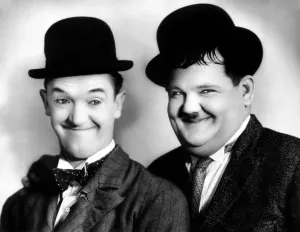 Smile Prints: Laurel and Hardy
