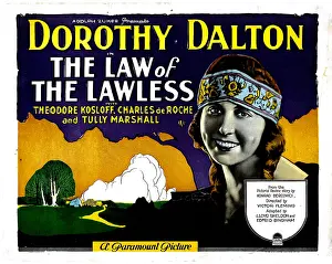 1923 Movies Prints: LAW OF THE LAWLESS, Dorothy Dalton, 1923