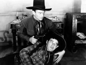 Dying Prints: THE LAWLESS NINETIES, from top, John Wayne, Al Bridge, 1936