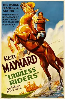 LAWLESS RIDERS, Ken Maynard, 1935