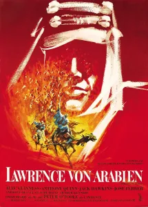 Arabian Prints: LAWRENCE OF ARABIA, (aka LAWRENCE VON ARABIEN), German poster art, 1962