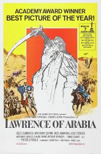 LAWRENCE OF ARABIA, poster art, 1962