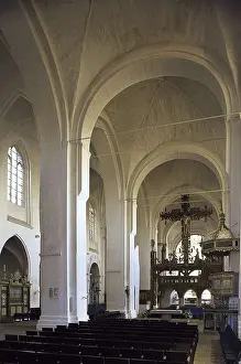 Germanic Prints: Lbeck Cathedral. 1173 - 1247. GERMANY