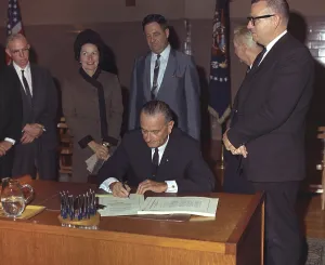 Social Programs Prints: LBJ's Great Society programs