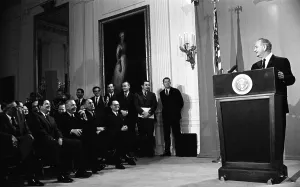 Broadcasting Prints: LBJ's Great Society programs