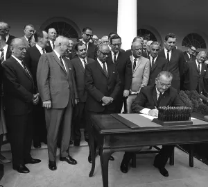 Social Programs Prints: LBJ's Great Society programs