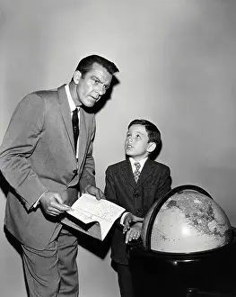 Hugh Prints: LEAVE IT TO BEAVER, from left, Hugh Beaumont