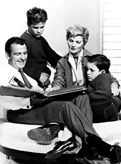 Hugh Prints: LEAVE IT TO BEAVER, from left, Hugh Beaumont