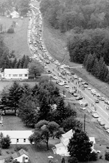 Rock N Roll Prints: Leaving Woodstock Music Fair